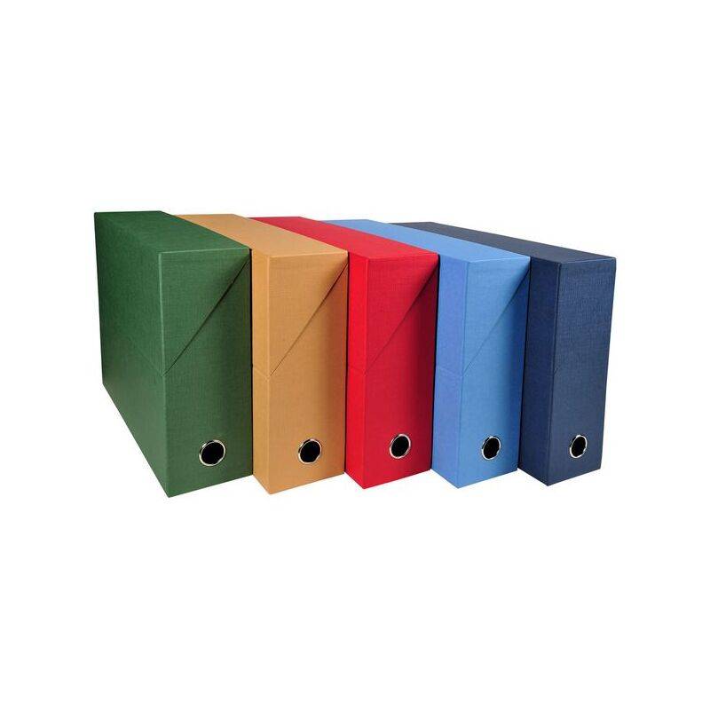 EXACOMPTA Archivbox, DIN A4, Karton, 120 mm, dunkelblau-0