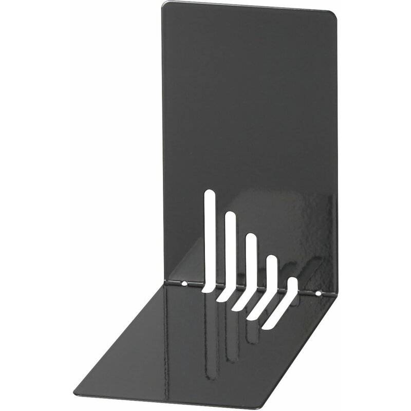 WEDO Buchstütze, (B)140 x (T)140 x (H)85 mm, schwarz-0