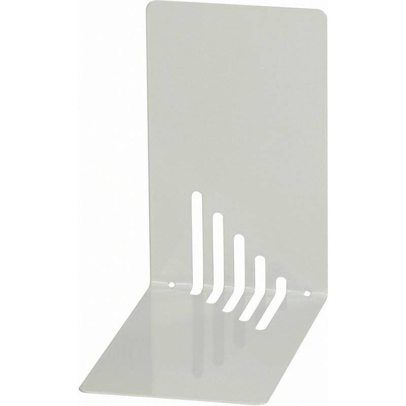 WEDO Buchstütze, (B)140 x (T)140 x (H)85 mm, lichtgrau-0