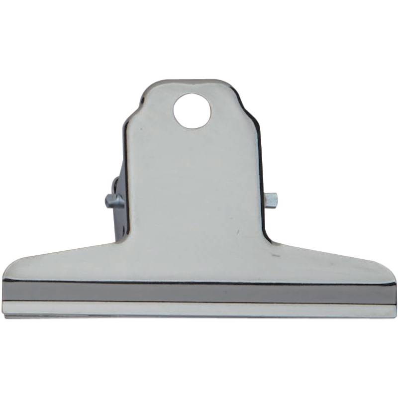 Papier-Klemmer Maulbasic 75mm hellsilber-0