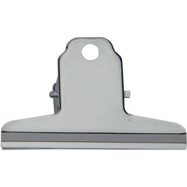 Papier-Klemmer Maulbasic 75mm hellsilber