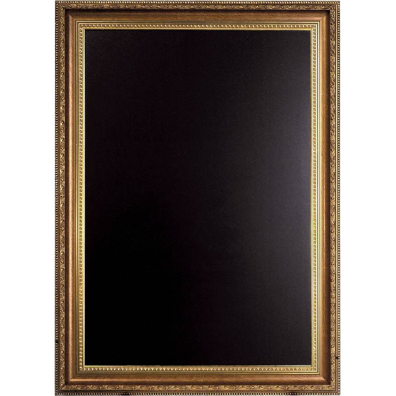 Securit Kreidetafel GOLD, mit eingraviertem Gold-Rahmen (70020068)
