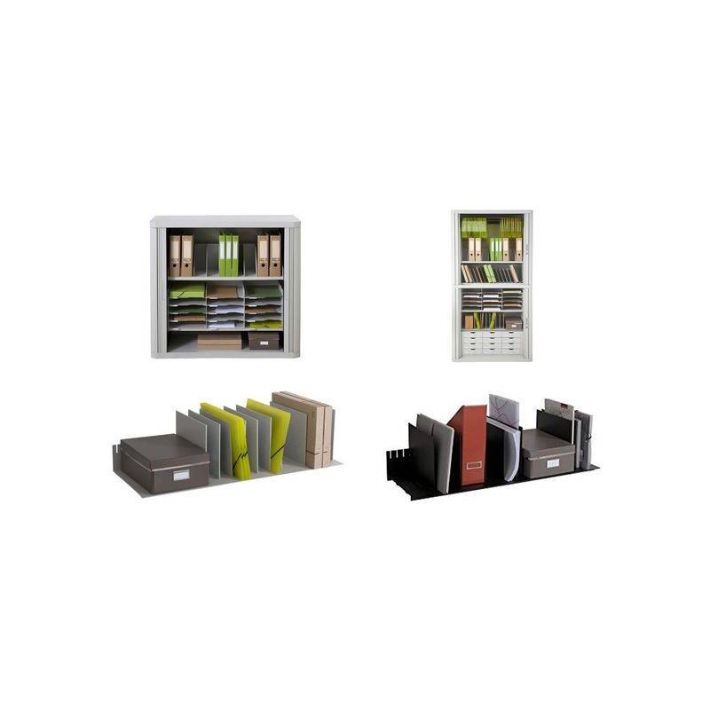 PAPERFLOW Belegfach, flexible Einteilung, grau-0