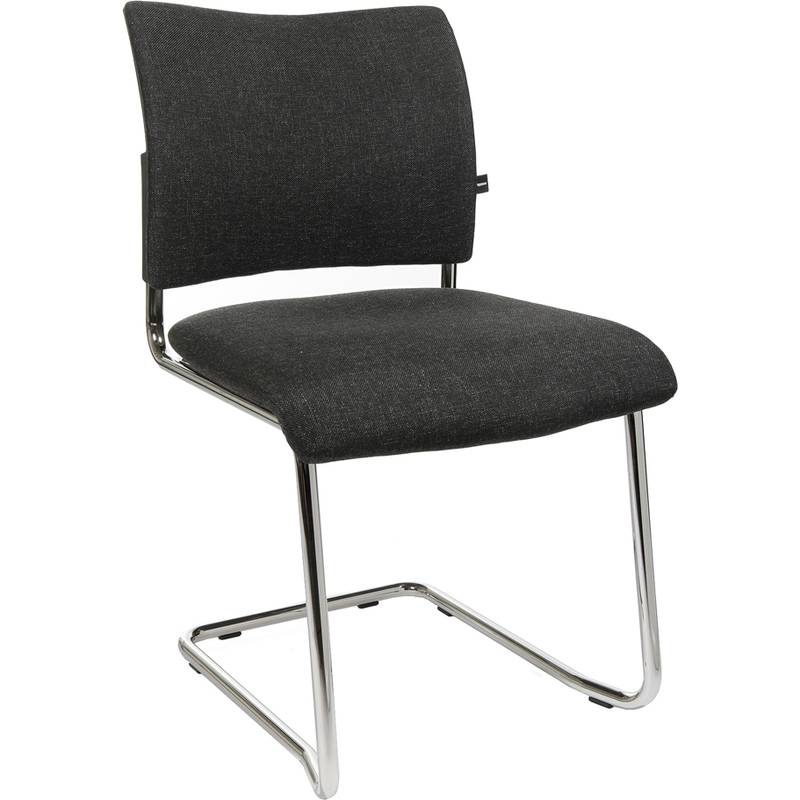 Topstar Besucherstuhl "Visit 20 Polster", anthrazit (77240211)-0