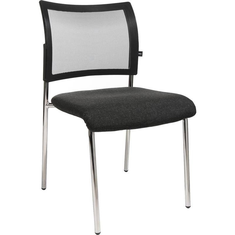 Topstar Besucherstuhl "Visit 10 Netz", anthrazit (77240207)-0