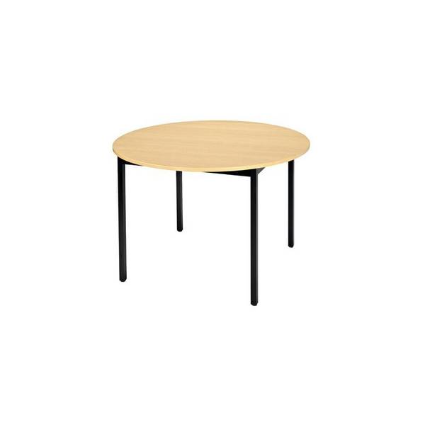 SODEMATUB Universaltisch 110ROHN, 1.100 mm, buche/schwarz (71220104)