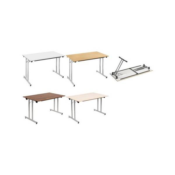 SODEMATUB Klapptisch TPMU148WA, 1.400 x 800 mm, wenge/alu (71220174)