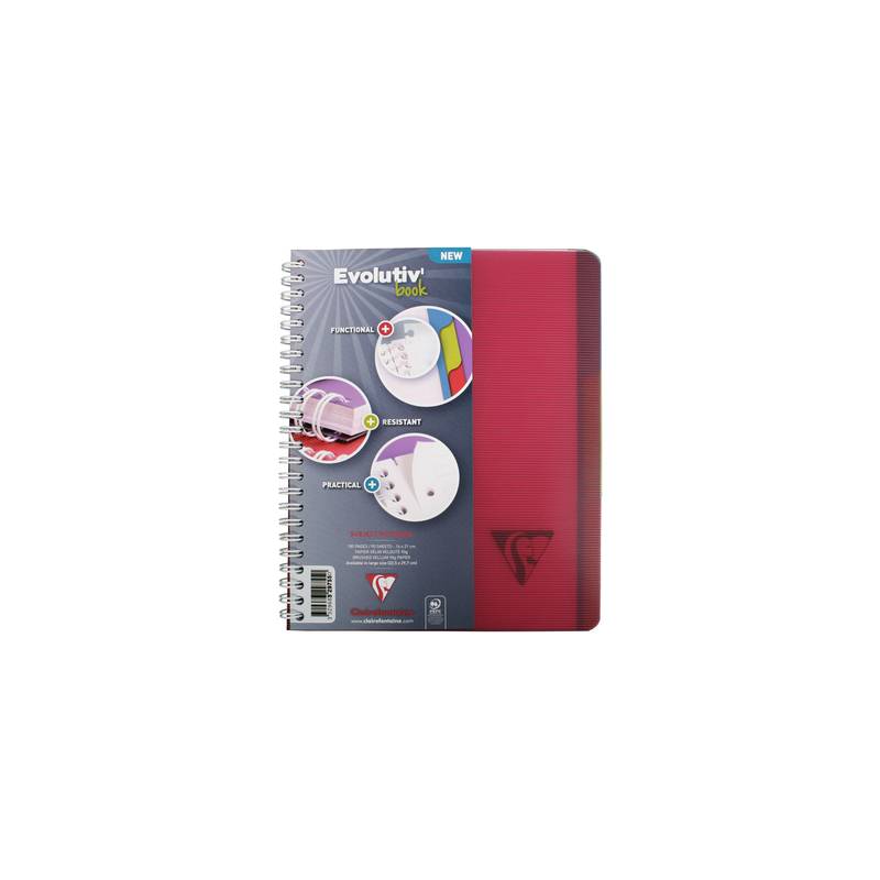 Notizbuch Evolut Book A5+ 90Bl kar sort-0