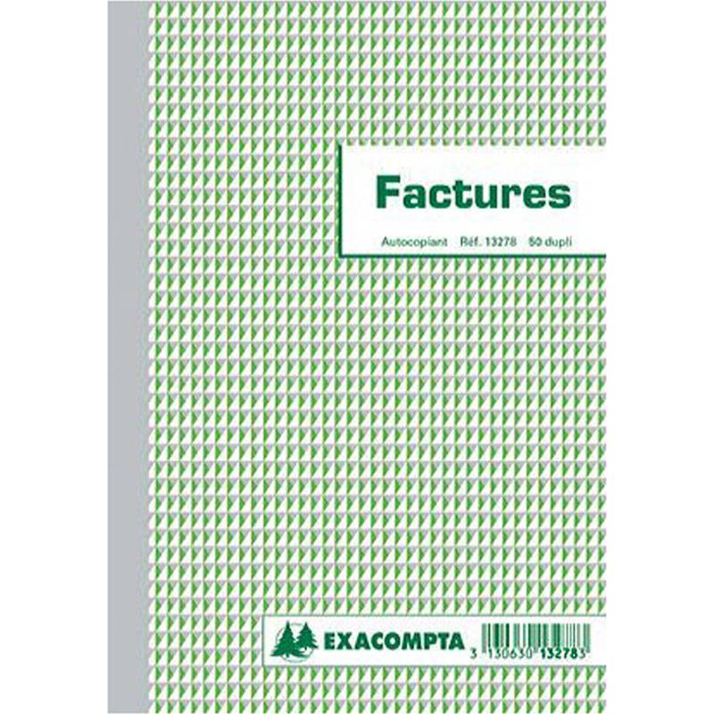EXACOMPTA Manifold Factures, 297 x 210 mm, tripli (332117200)-0