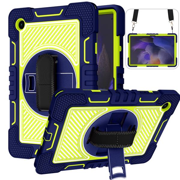 Tablet Hülle für Samsung Galaxy Tab A8 2021 X205 X200 360 Grad Grün Tasche TPU