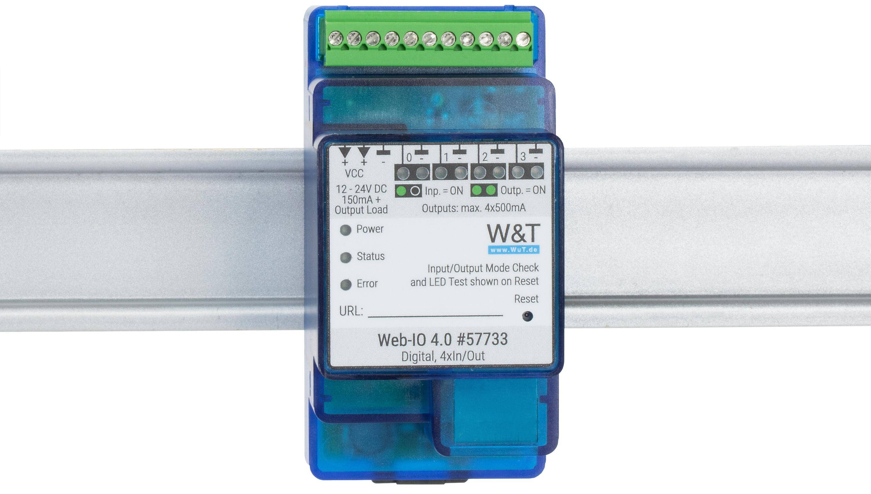 W&T Web-IO 4.0 Digital 4 xIn/Out - wahlweise als Ein- oder Ausgang-1