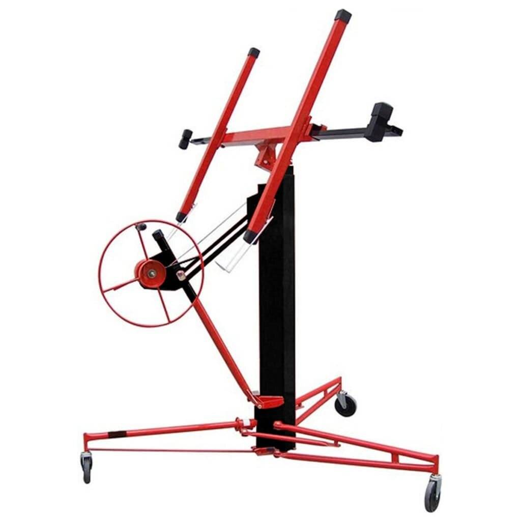 vidaXL Plattenheber Rot und Schwarz Stahl-5
