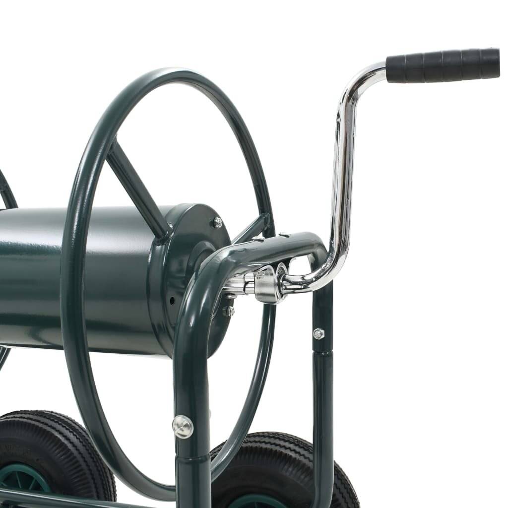 vidaXL Gartenschlauchwagen mit 1/2" Schlauchanschluss 75 m Stahl-6