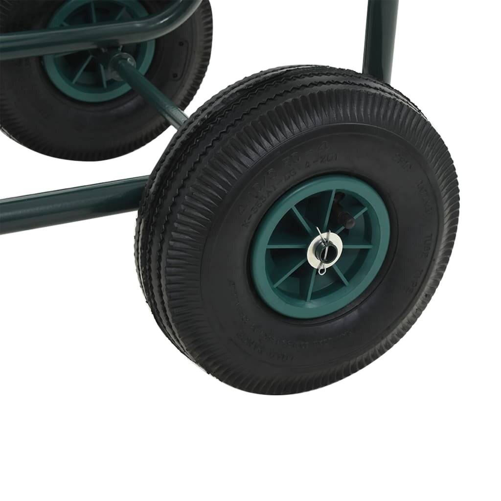 Symbolbild für vidaXL Gartenschlauchwagen mit 1/2" Schlauchanschluss 75 m Stahl