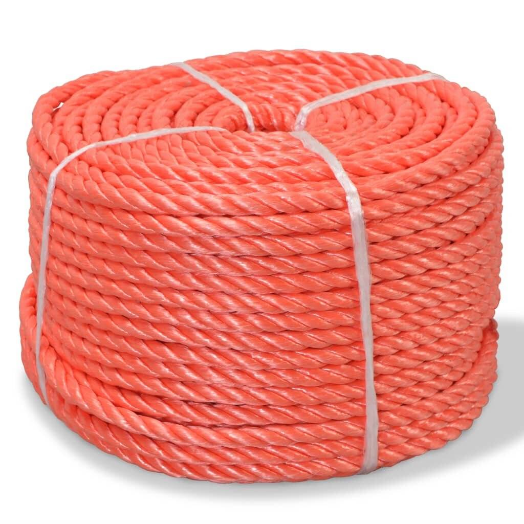 vidaXL Polypropylenseil 14 mm 100 m Orange-2