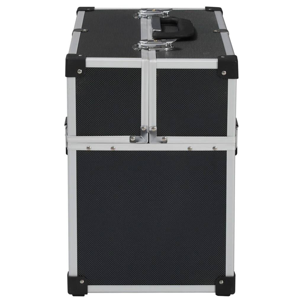 Werkzeugkoffer 43,5 x 22,5 x 34 cm Schwarz Aluminum-5