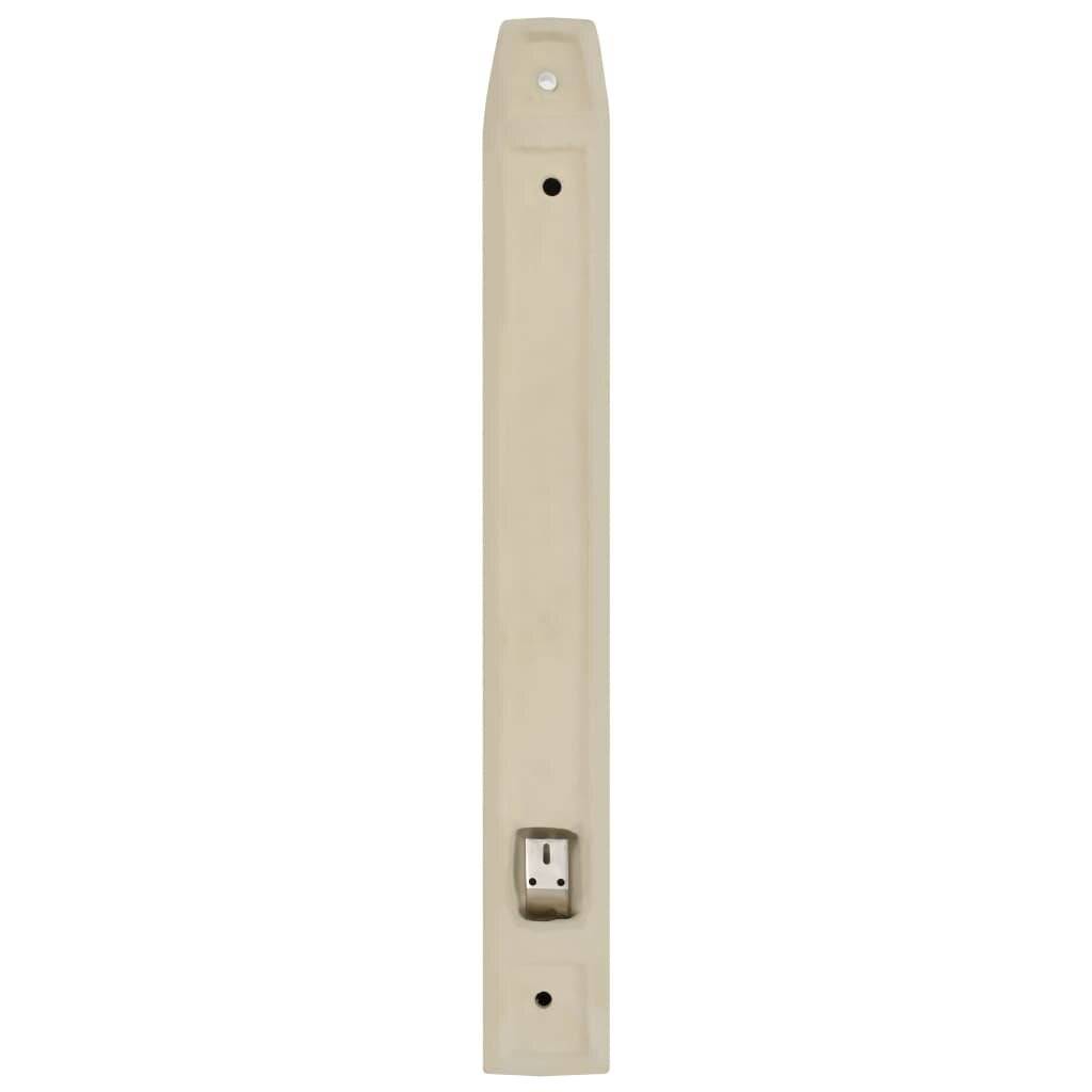 Urinal Trennwand Wandmontage Keramik Weiß-5