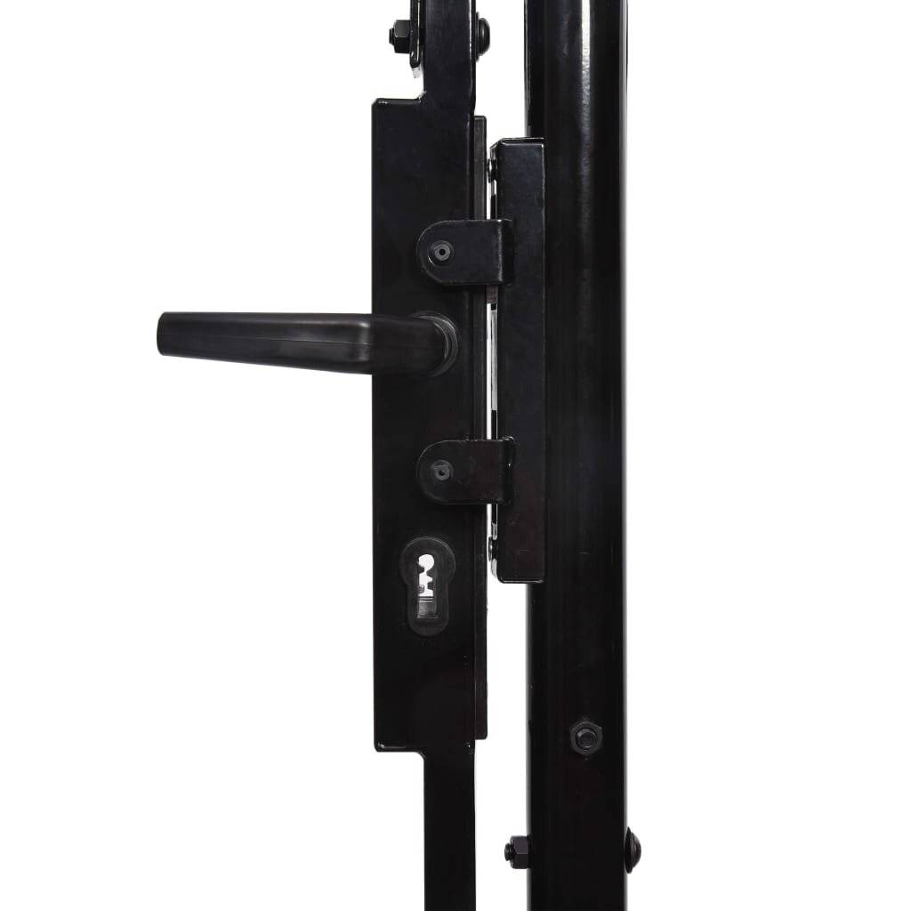 vidaXL Gartentor Woerden Stahl 1,95 x 4 m Schwarz-3
