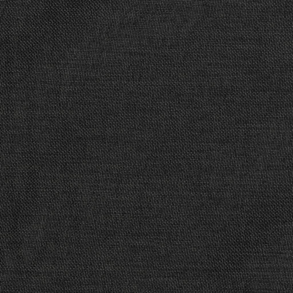 Verdunkelungsvorhänge Leinenoptik 2 Stk. Anthrazit 140x245 cm-3