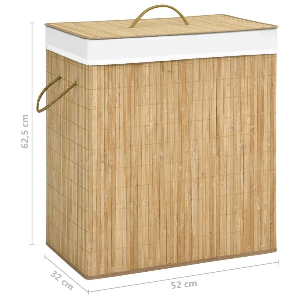 Symbolbild für Bambus-Wäschekorb 100 L