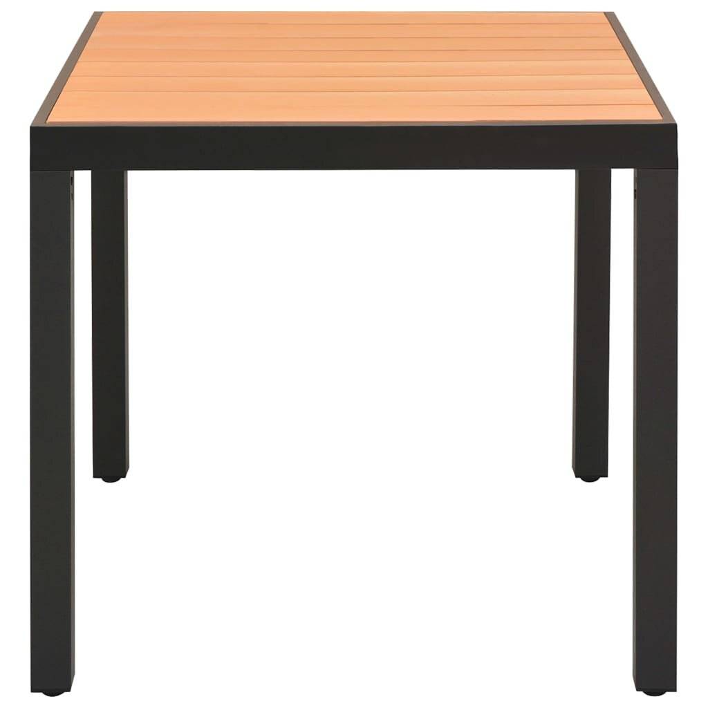 Symbolbild für 5-tlg. Garten-Essgruppe Schwarz und Braun
