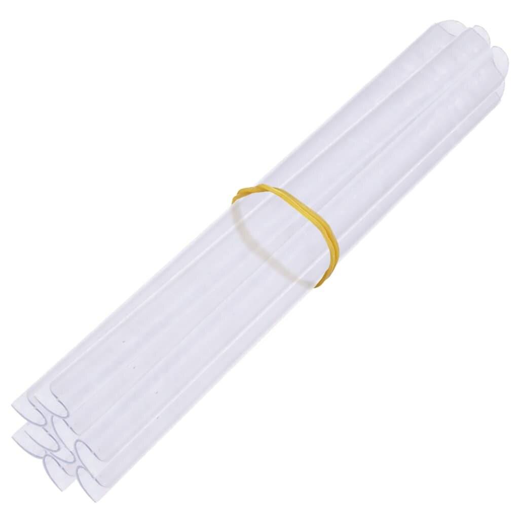 Garten-Sichtschutz 4 Stk. PVC 35x0,19 m Weiß-6