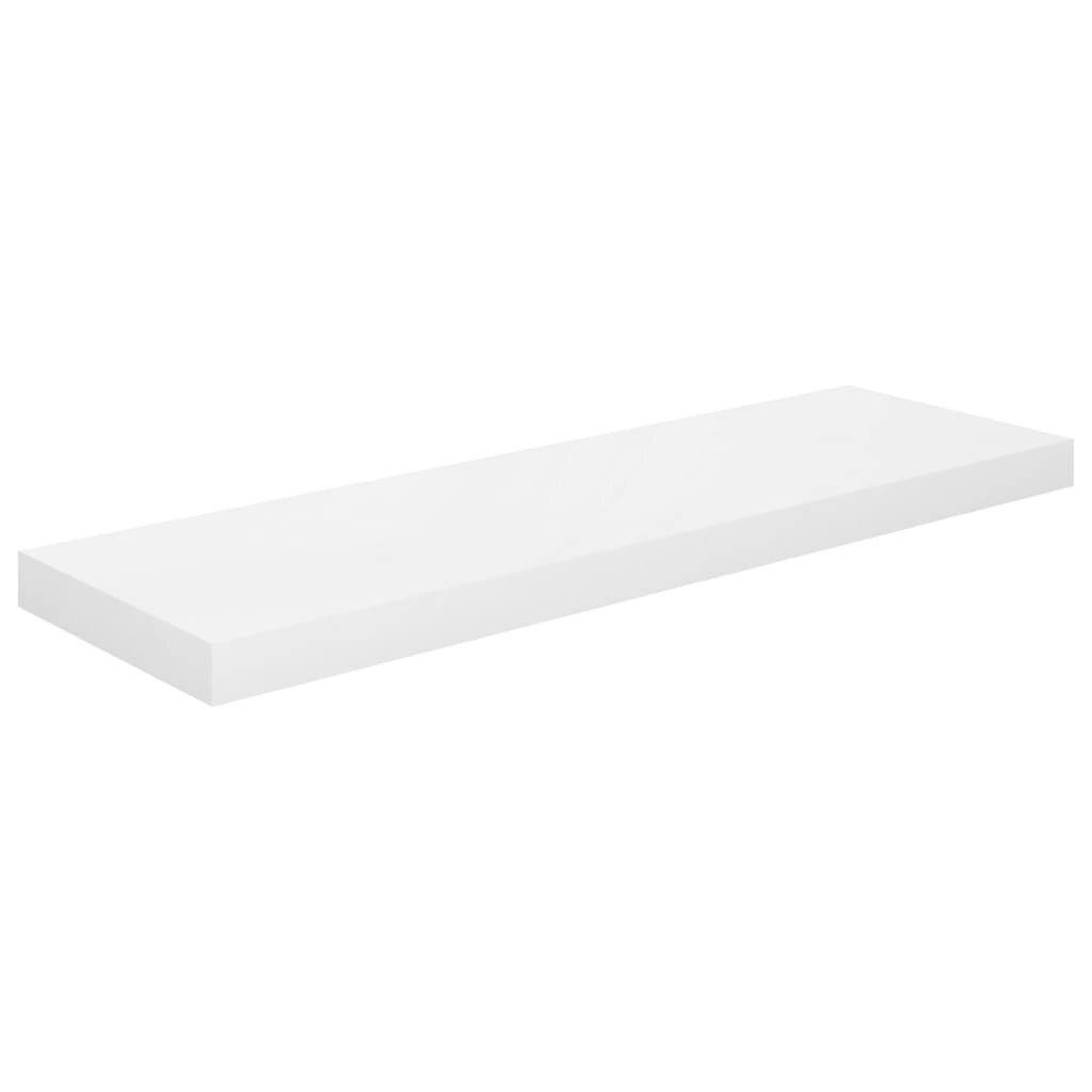 Schwebende Wandregale 4 Stk. Hochglanz-Weiß 80x23,5x3,8cm MDF-3