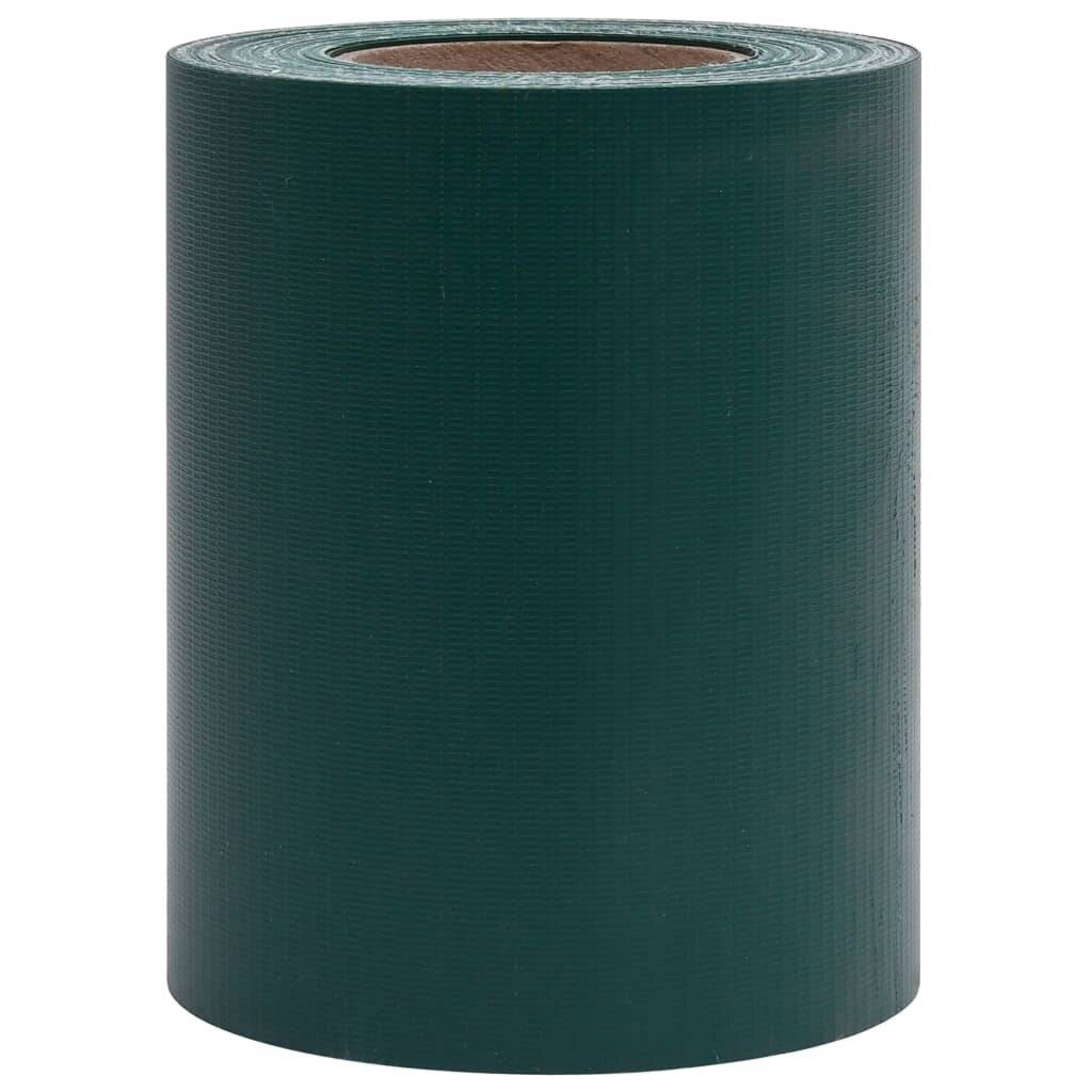 Garten-Sichtschutz 4 Stk. PVC 35x0,19 m Mattgrün-6