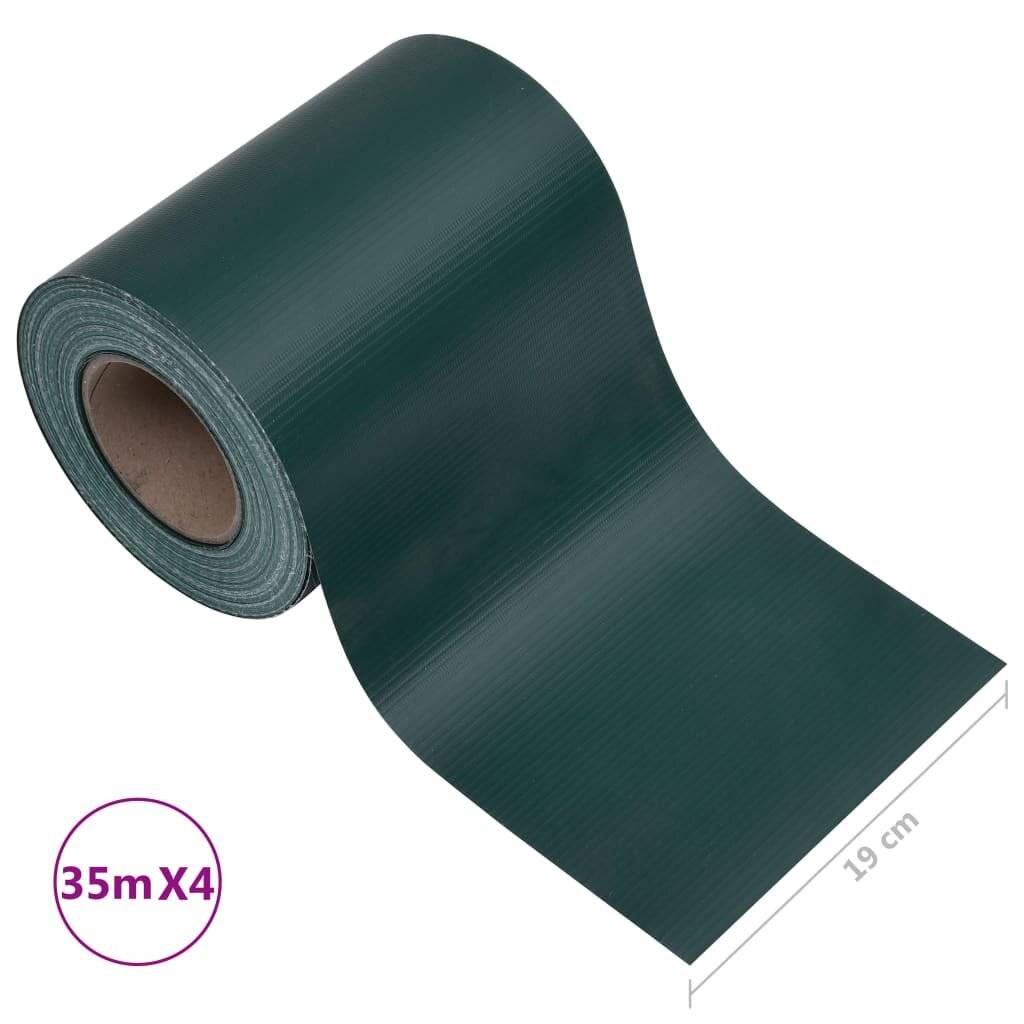 Symbolbild für Garten-Sichtschutz 4 Stk. PVC 35x0,19 m Mattgrün