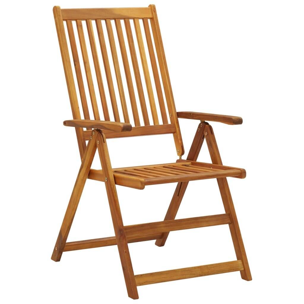 Garten-Liegestühle 2 Stk. mit Kissen Akazie Massivholz-2