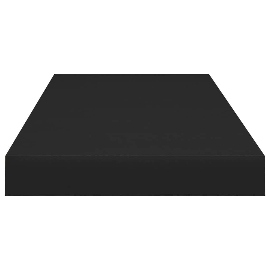 Wandregale Schwebend 4 Stk. Schwarz 60x23,5x3,8cm MDF-5