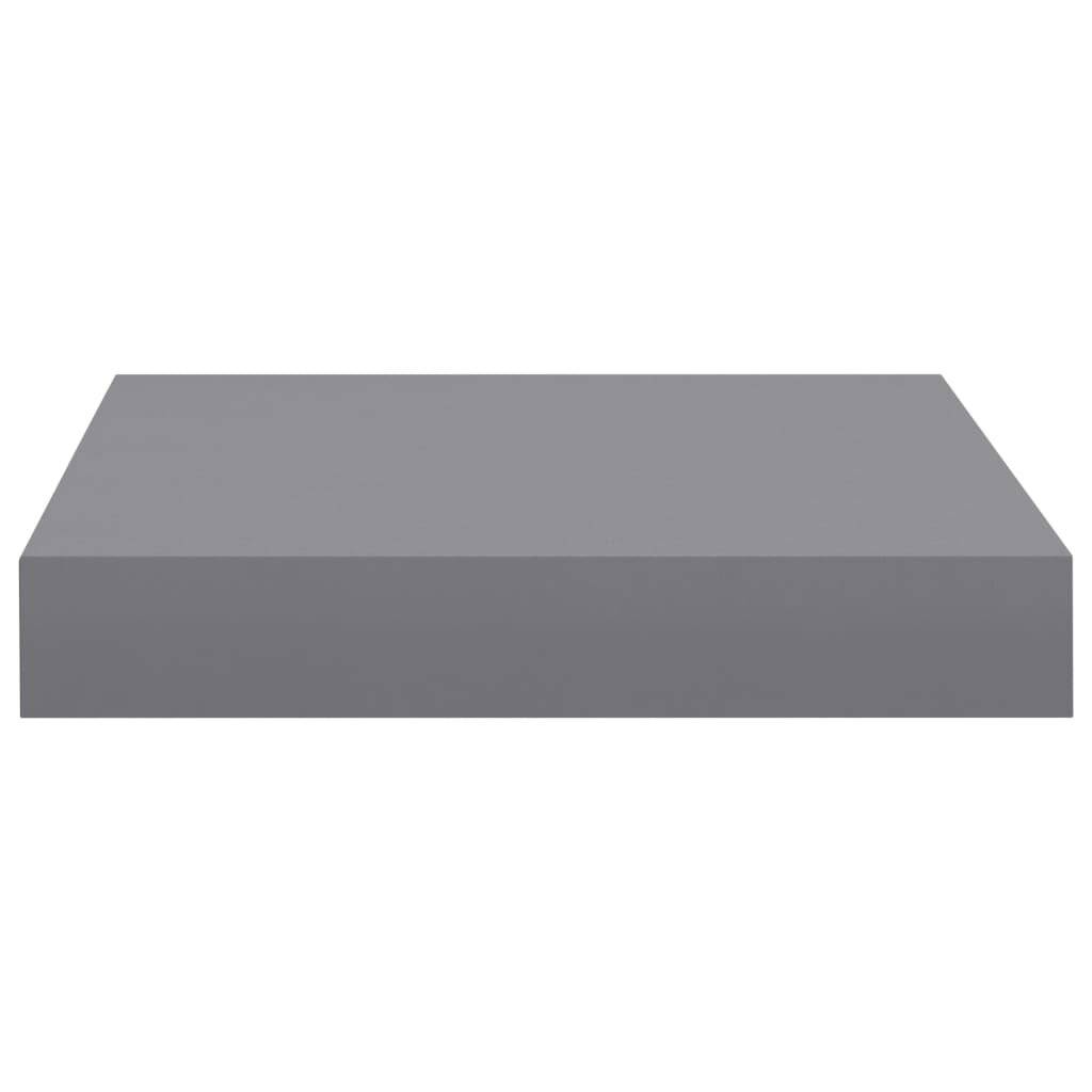 Schwebende Wandregale 2 Stk. Grau 23x23,5x3,8cm MDF-5