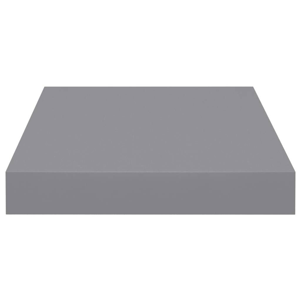 Schwebende Wandregale 2 Stk. Grau 23x23,5x3,8cm MDF-4