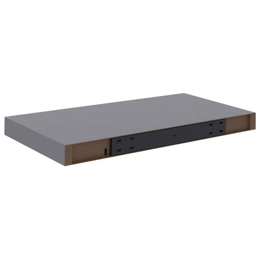 Schwebende Wandregale 2 Stk. Grau 50x23x3,8cm MDF-6