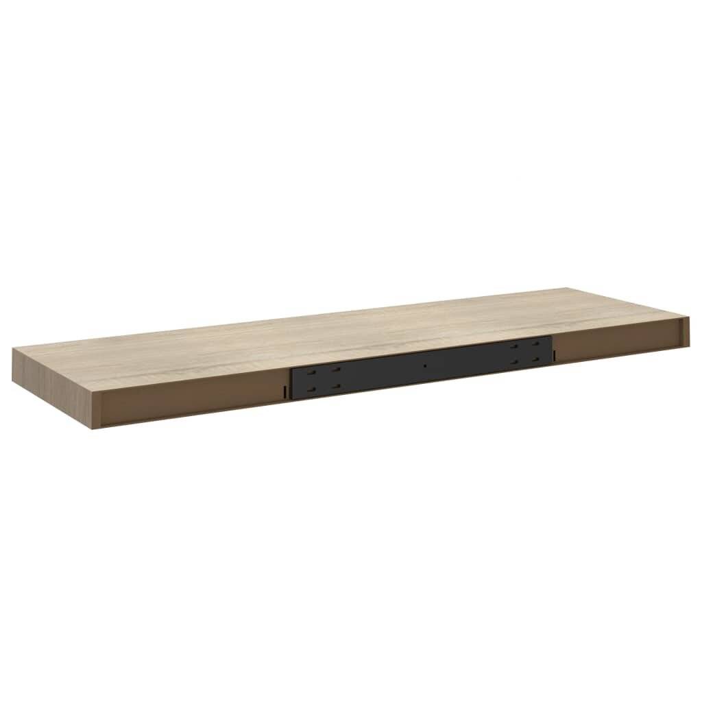 vidaXL Schweberegal Eiche-Optik 80x23,5x3,8 cm MDF-5