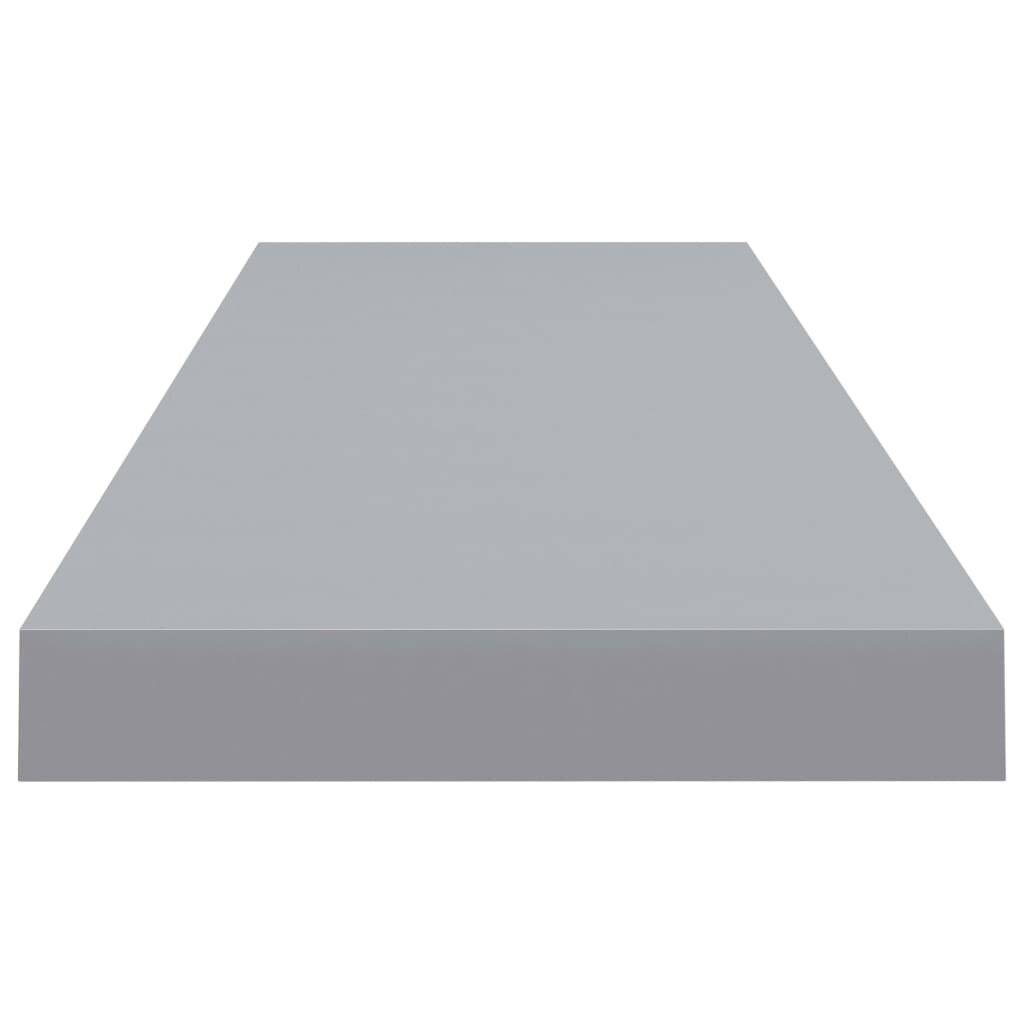 Schwebende Wandregale 4 Stk. Grau 90x23,5x3,8cm MDF-5