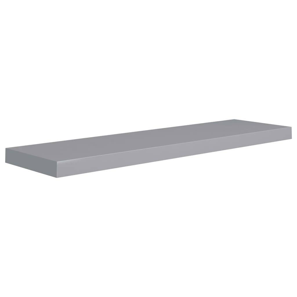 Schwebende Wandregale 4 Stk. Grau 90x23,5x3,8cm MDF-3