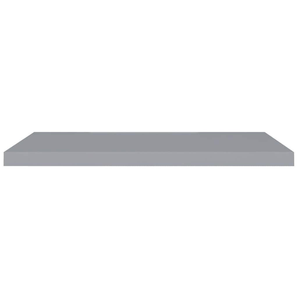Schwebende Wandregale 4 Stk. Grau 90x23,5x3,8cm MDF-4