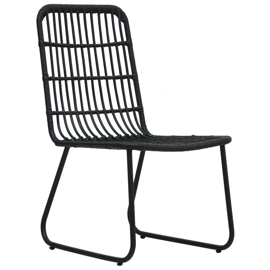 5-tlg. Garten-Essgruppe Poly Rattan und Glas-3