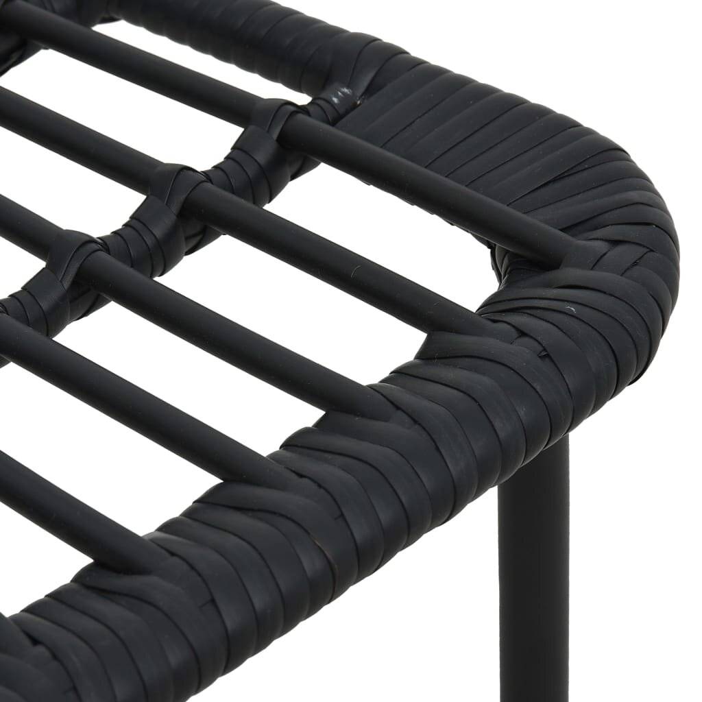 Symbolbild für 5-tlg. Garten-Essgruppe Poly Rattan und Glas