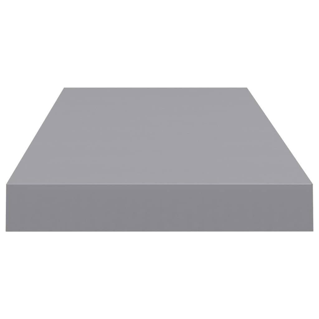 Schwebende Wandregale 4 Stk. Grau 60x23,5x3,8cm MDF-5