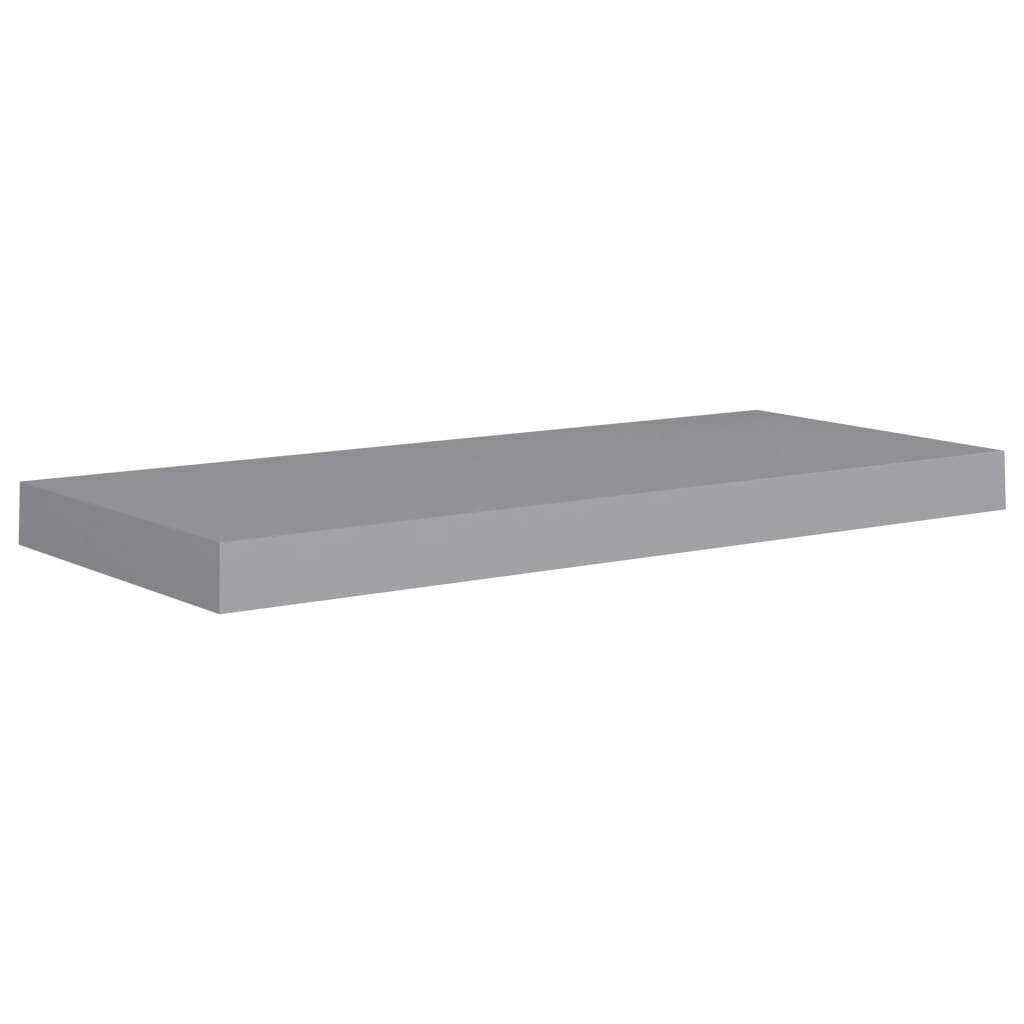 Schwebende Wandregale 4 Stk. Grau 60x23,5x3,8cm MDF-3