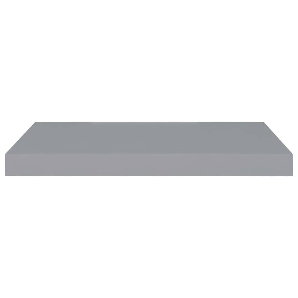 Schwebende Wandregale 4 Stk. Grau 60x23,5x3,8cm MDF-4