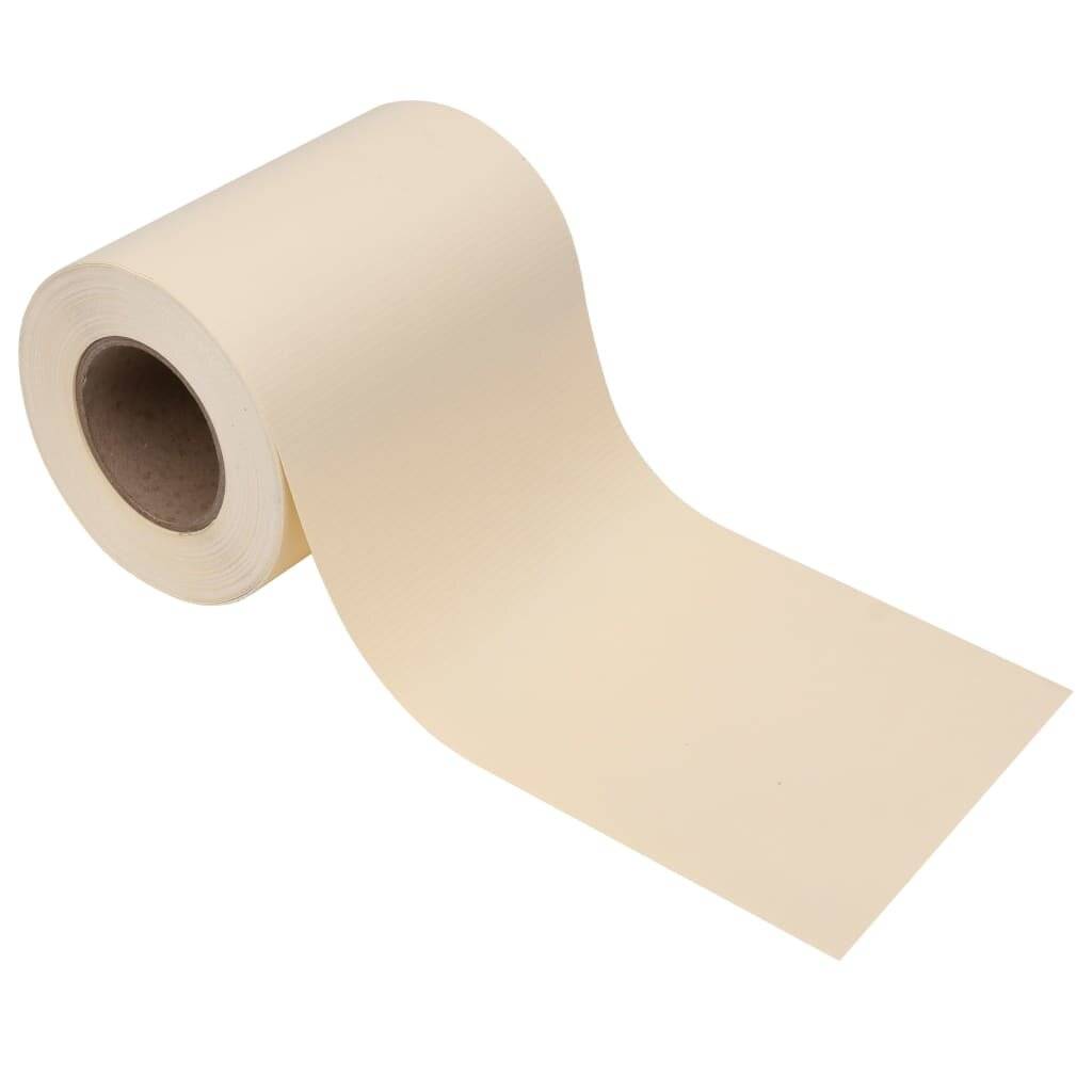 vidaXL Garten-Sichtschutz PVC 35x0,19 m Creme-5