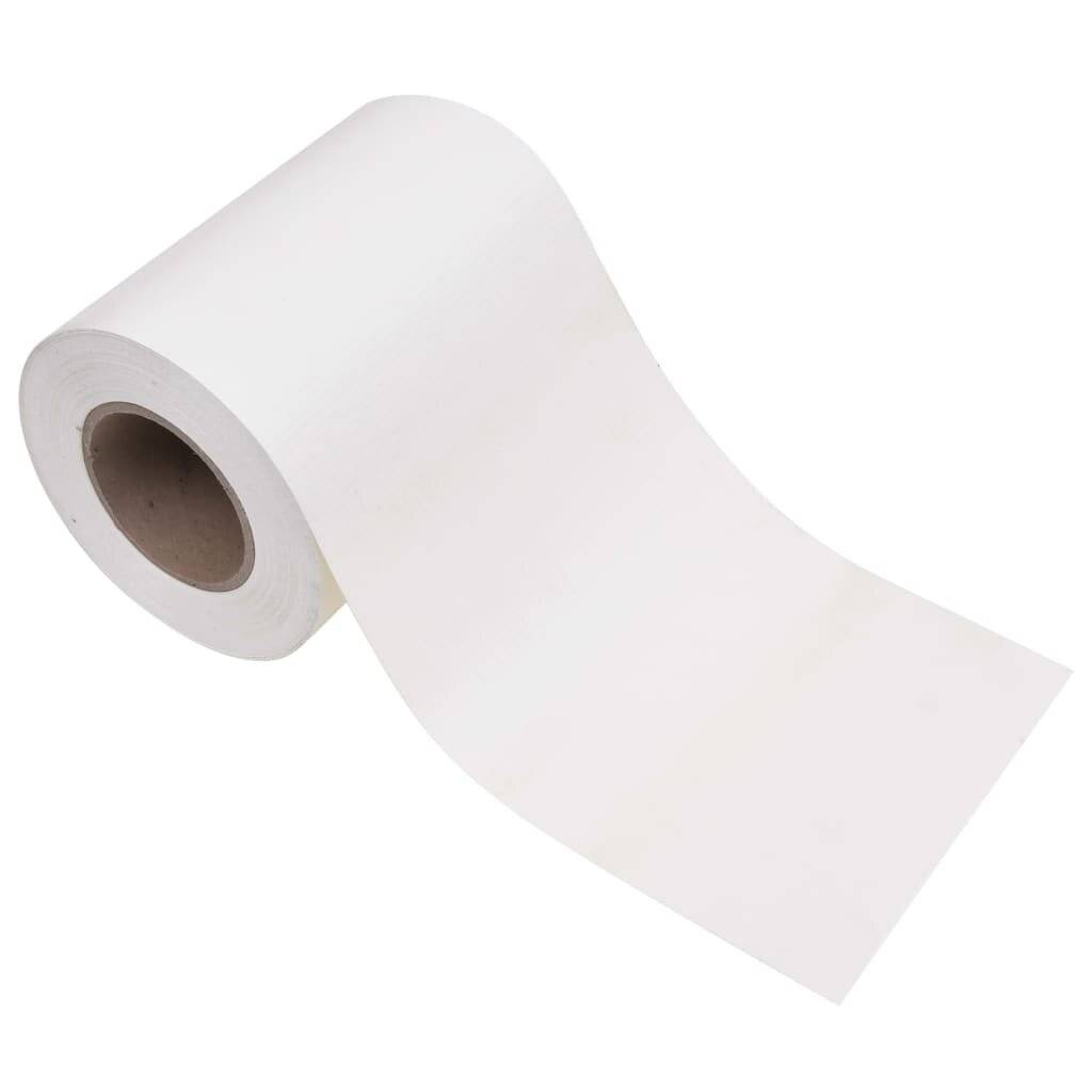 vidaXL Garten-Sichtschutz PVC 35x0,19 m Weiß-5