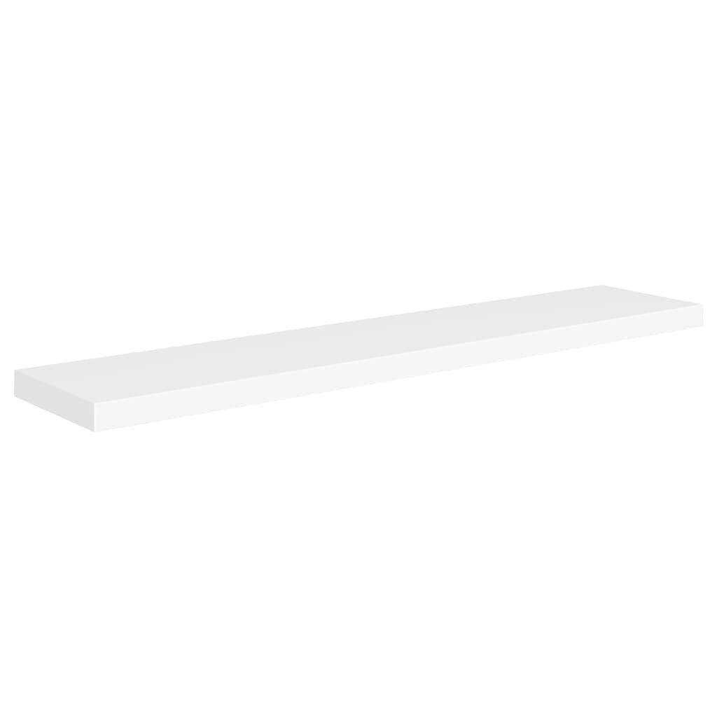 Schwebende Wandregale 4 Stk. Weiß 120x23,5x3,8 cm MDF-3