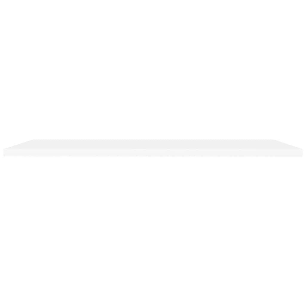Schwebende Wandregale 4 Stk. Weiß 120x23,5x3,8 cm MDF-4