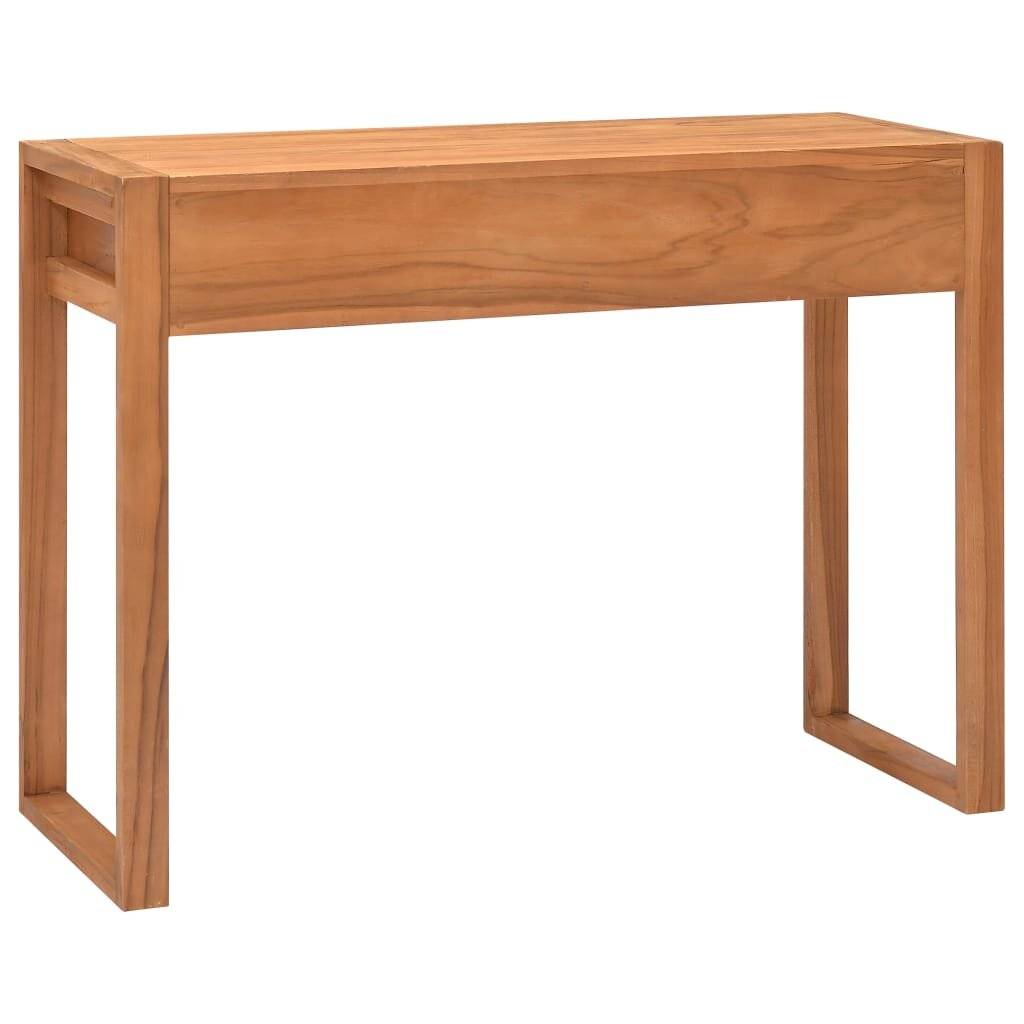 vidaXL Schreibtisch mit 2 Schubladen 100x40x75 cm Teakholz-5