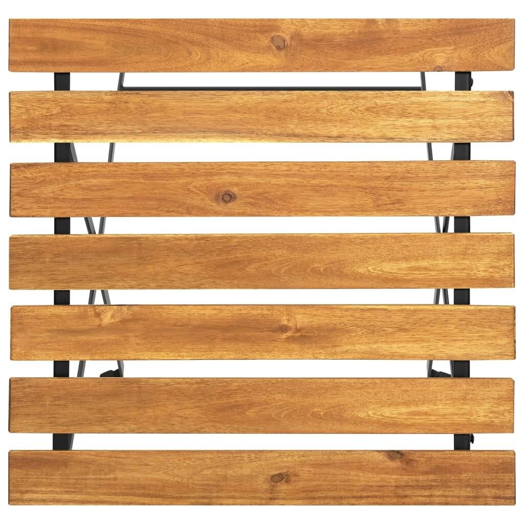 vidaXL Bistrotisch 55x54x71 cm Akazie Massivholz-5