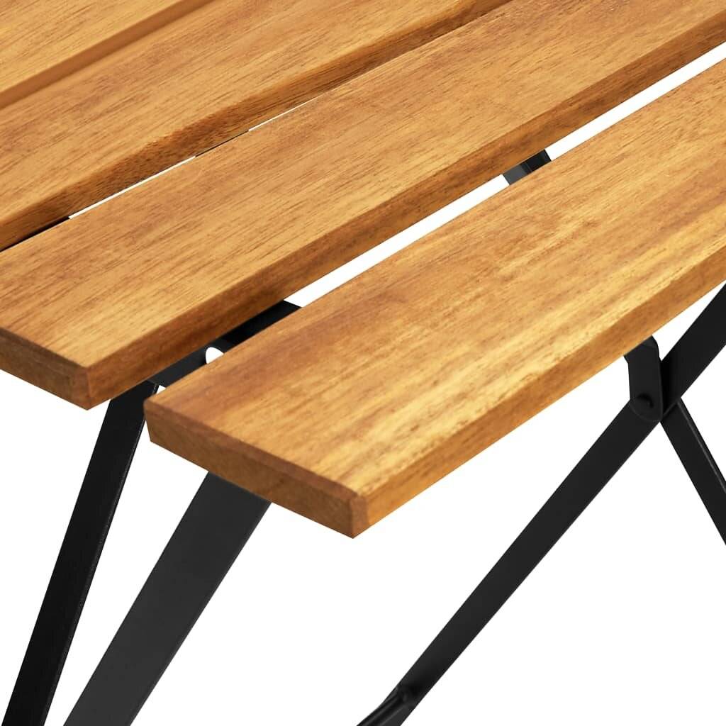 vidaXL Bistrotisch 55x54x71 cm Akazie Massivholz-6